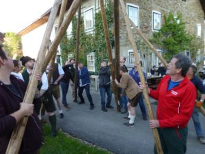 Maibaum aufstellen 2016