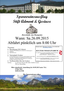 Sparvereinsausflug 2015